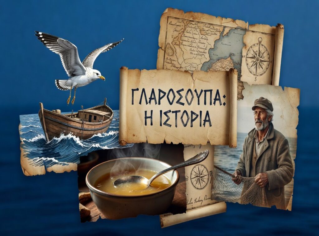 Glarosoupa Mple Istoria