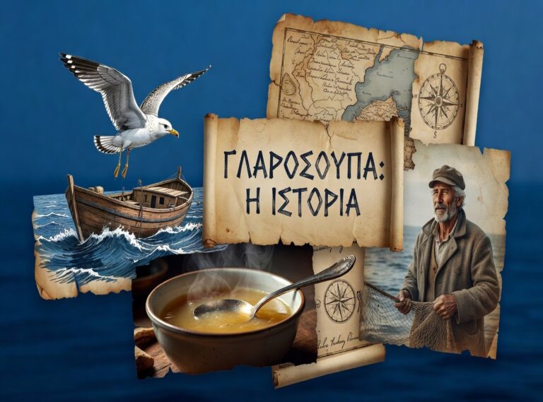 Glarosoupa Mple Istoria